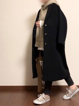 「PHILIPPE AUDIBERT（フィリップ オーディベール）の【WEB限定】PHILIPPE AUDIBERT（フィリップオーディベール）サークルリング  / 指輪（リング）」を使った、ayuMi◡̈さん（レディース・152cm）の冬コーディネート