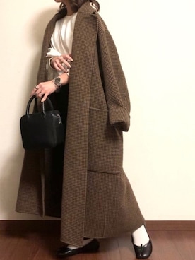 「ダニエルウェリントン」｜「アイテム（ジャケット/アウター）」を使った、ayuMi◡̈さん（レディース・152cm）の冬コーディネート