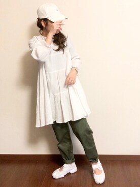 「アイテム（ウィッグ）」を使った、ayuMi◡̈さん（レディース・152cm）の春コーディネート