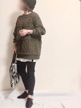 ayuMi◡̈さん（レディース・152cm）の秋コーディネート