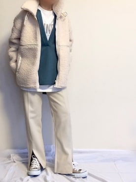 ayuMi◡̈さん（レディース・152cm）の冬コーディネート