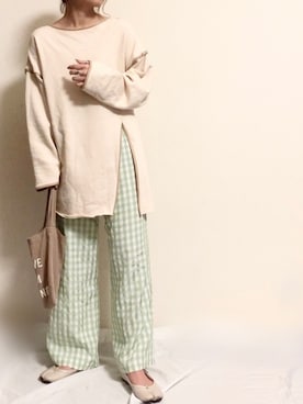 「PHILIPPE AUDIBERT（フィリップ オーディベール）の【WEB限定】PHILIPPE AUDIBERT（フィリップオーディベール）サークルリング  / 指輪（リング）」を使った、ayuMi◡̈さん（レディース・152cm）の春コーディネート