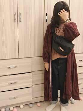 Jia さん（レディース・160cm）の冬コーディネート