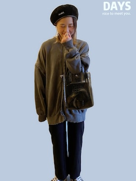 Jia さん（レディース・160cm）の冬コーディネート