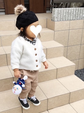 oshamaさん（キッズ・80cm）の秋コーディネート