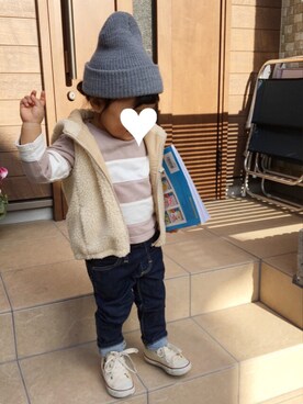 oshamaさん（キッズ・80cm）の冬コーディネート