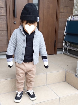 oshamaさん（キッズ・80cm）の冬コーディネート