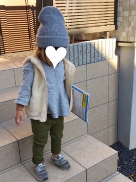 oshamaさん（キッズ・80cm）の冬コーディネート