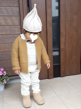 oshamaさん（キッズ・80cm）の冬コーディネート