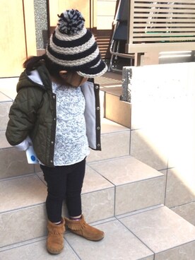 oshamaさん（キッズ・80cm）の冬コーディネート