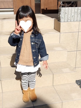 oshamaさん（キッズ・80cm）の冬コーディネート