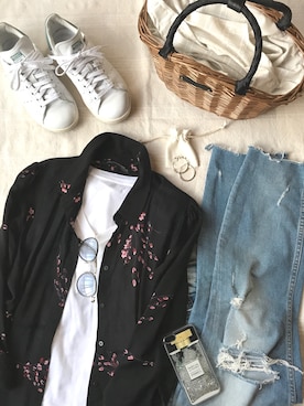 ここさん（レディース・161cm）の春コーディネート