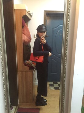 「KATIE JUDITHのアイテム」を使った、long7baobaoさん（レディース・163cm）の冬コーディネート