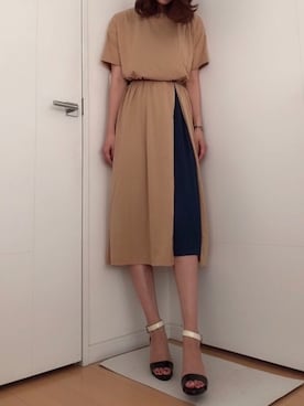 「VICKY（ビッキー）のアイテム（ワンピース/ドレス）」を使った、たまんさん（レディース・168cm）の秋コーディネート