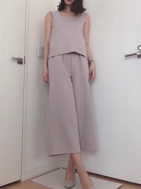 「XC（クロスシー）のアイテム」を使った、たまんさん（レディース・168cm）の夏コーディネート