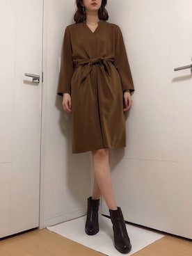 「ketty（ケティ）のアイテム（ワンピース）」を使った、たまんさん（レディース・168cm）の春コーディネート
