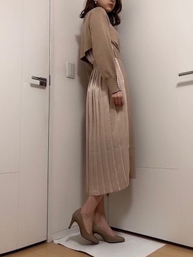 「ketty（ケティ）のアイテム（ワンピース）」を使った、たまんさん（レディース・168cm）の春コーディネート