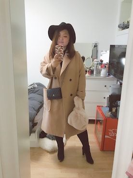 CherryJunkoさん（レディース・165cm）の冬コーディネート