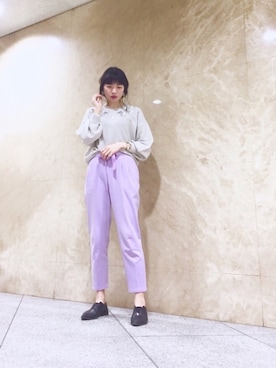 「GIVENCHY（ジバンシイ）のアイテム」を使った、たなかさん（レディース・163cm）の冬コーディネート