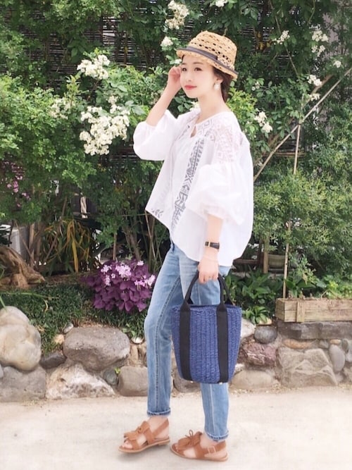 陽|le.coeur blancのシャツ/ブラウスを使ったコーディネート WEAR 陽|le.coeur blancのシャツ/ブラウスを使ったコーディネート WEAR