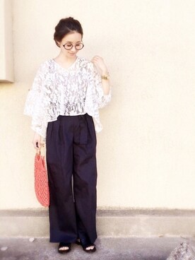 「Marc by Marc Jacobs（マークバイマークジェイコブス）のアイテム（腕時計）」を使った、陽さん（レディース・156cm）の春コーディネート