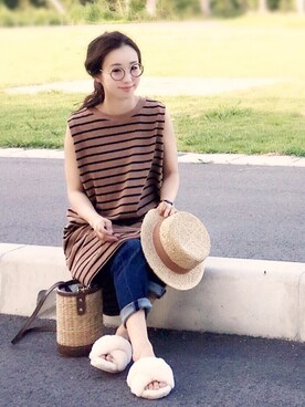 ムートンサンダル の人気ファッションコーディネート Wear