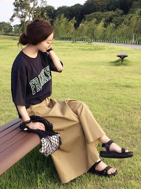 陽さん（レディース・156cm）の夏コーディネート