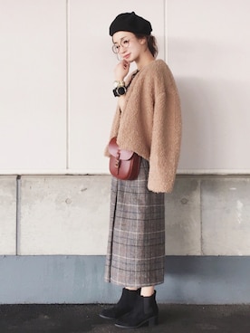 「Marc by Marc Jacobs（マークバイマークジェイコブス）のアイテム（腕時計）」を使った、陽さん（レディース・156cm）の秋コーディネート