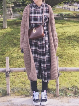 陽さん（レディース・156cm）の秋コーディネート