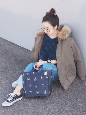 陽さん(レディース・156cm)の秋コーディネート