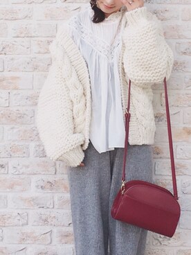 陽さん（レディース・156cm）の冬コーディネート