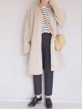 陽さん（レディース・156cm）の冬コーディネート