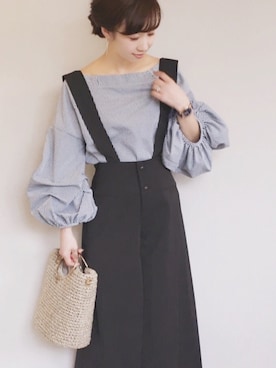 陽さん（レディース・156cm）の春コーディネート