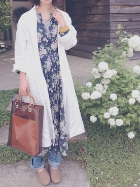 「アイテム（腕時計、イエロー系）」を使った、陽さん（レディース・156cm）の春コーディネート
