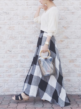 「Marc by Marc Jacobs（マークバイマークジェイコブス）のアイテム（腕時計）」を使った、陽さん（レディース・156cm）の春コーディネート