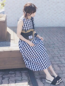 「Vestal（ベスタル）のアイテム」を使った、陽さん（レディース・156cm）の夏コーディネート