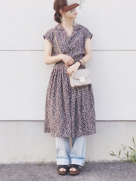 陽さん（レディース・156cm）の夏コーディネート