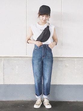 陽さん（レディース・156cm）の夏コーディネート