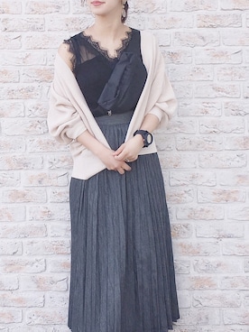 「thevirgnia」｜「アイテム（アクセサリー）」を使った、陽さん（レディース・156cm）の夏コーディネート