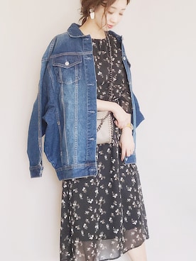 「アイテム（腕時計、イエロー系）」を使った、陽さん（レディース・156cm）の春コーディネート