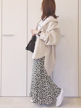 「LOWRYS FARM（ローリーズファーム）のアイテム（その他アウター）」を使った、陽さん（レディース・156cm）の春コーディネート