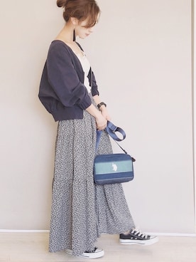 「URBAN RESEARCH Sonny Label（アーバンリサーチサニーレーベル）のアイテム（ブルゾン）」を使った、陽さん（レディース・156cm）の春コーディネート