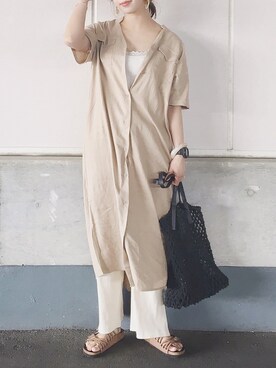 「UR's」｜陽さん（レディース・156cm）の春コーディネート