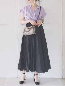 陽さん（レディース・156cm）の春コーディネート