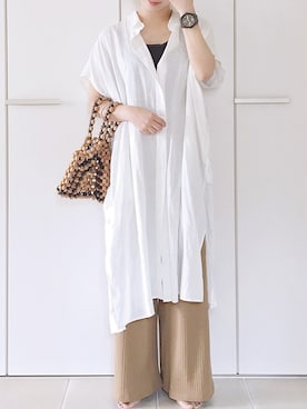 陽さん（レディース・155cm）の夏コーディネート