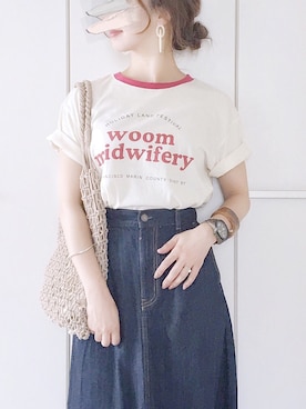 「ヴァニーユー」｜陽さん（レディース・155cm）の夏コーディネート