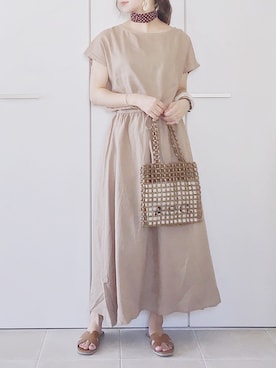 「TODAYFUL（トゥデイフル）のアイテム（財布/小物）」を使った、陽さん（レディース・156cm）の夏コーディネート