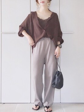 「corners」｜「アイテム（腕時計）」を使った、陽さん（レディース・156cm）の夏コーディネート