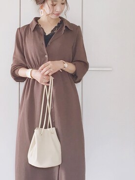 「corners」｜「アイテム（腕時計）」を使った、陽さん（レディース・156cm）の夏コーディネート