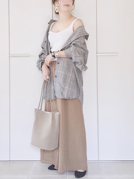 「Ifuru（イフル）のアイテム」を使った、陽さん（レディース・156cm）の秋コーディネート